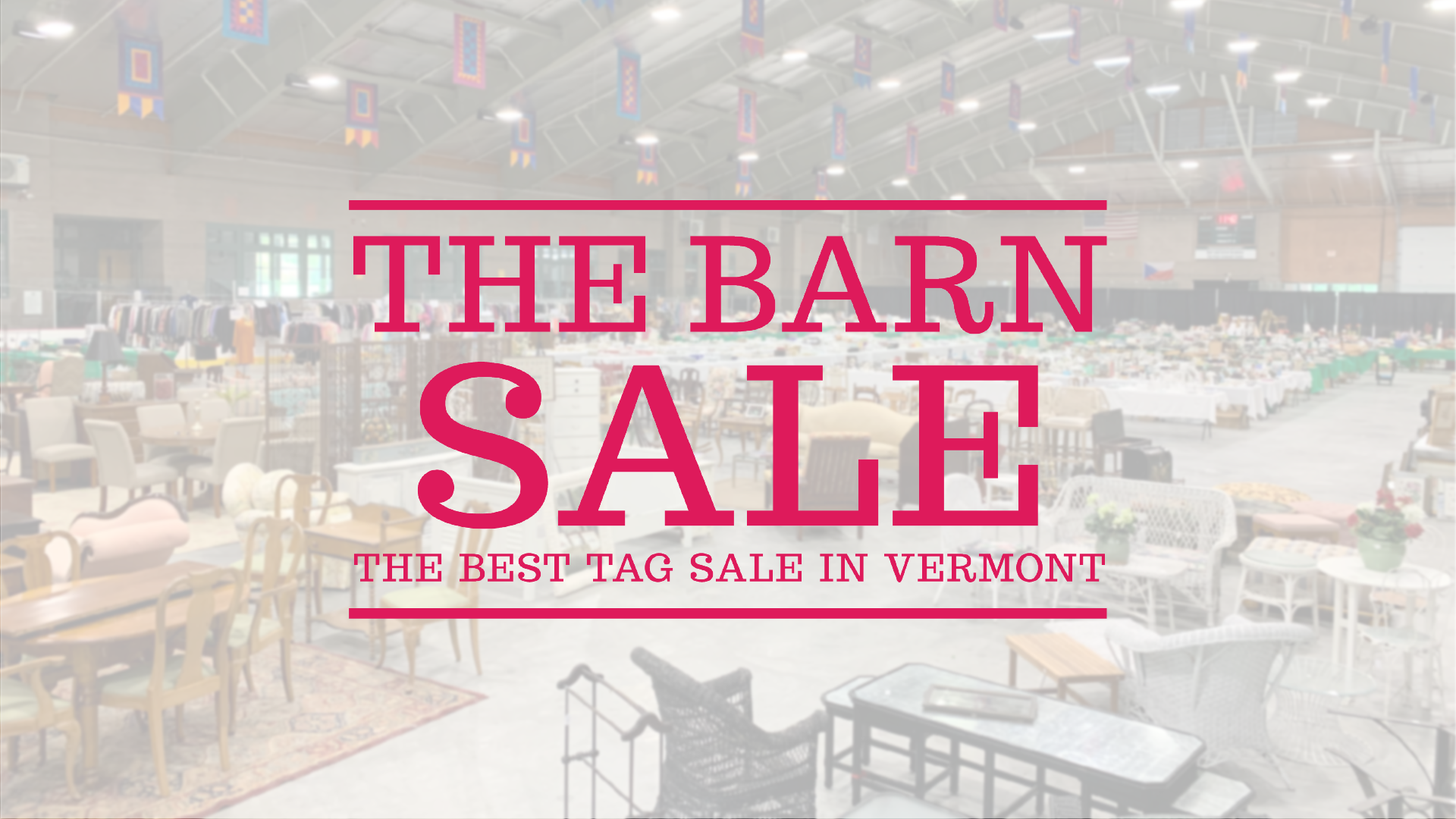 Barn Sale Event Banner